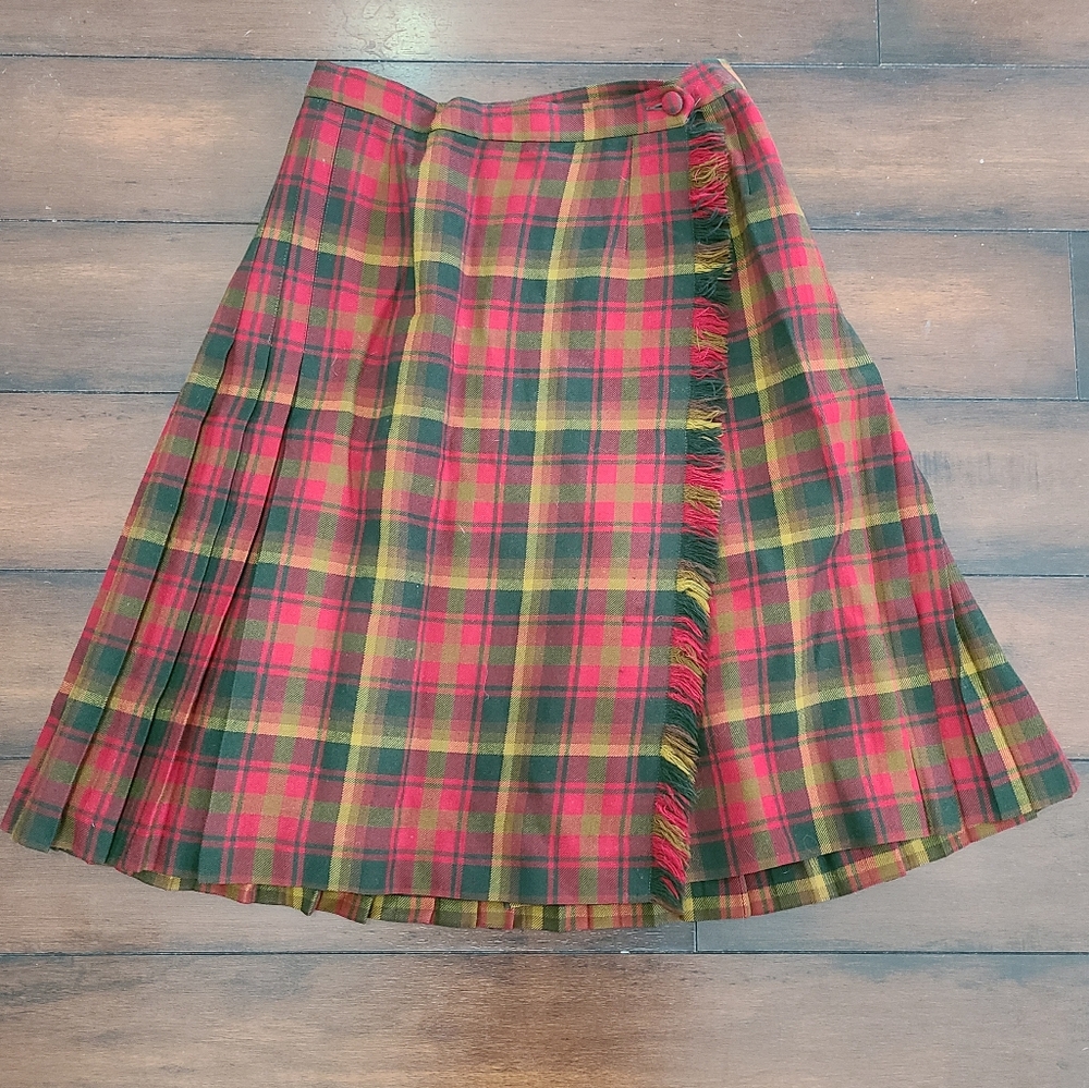 Canadian Made Vintage Tarten Skirt